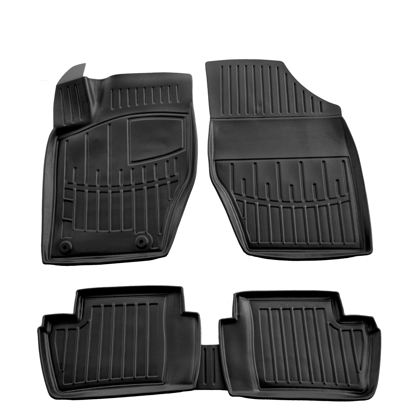 Rubber Floor Mats Stingray 3D (5 pcs) for Citroen C-4 2004-2010 - image 1