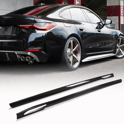 Side Skirts Carbon Fiber (for G26 M-Sport) for BMW 4 series G22/23/26 2020- - image 1