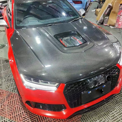 Hood (S7, 2014-2018, Carbon) for Audi A7 2010-2018 - image 1