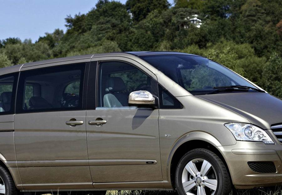 Covers for mirrors VIANO 2010-2015 (2 pieces, plastic) for Mercedes Viano 2004-2014 - Reelken Auto