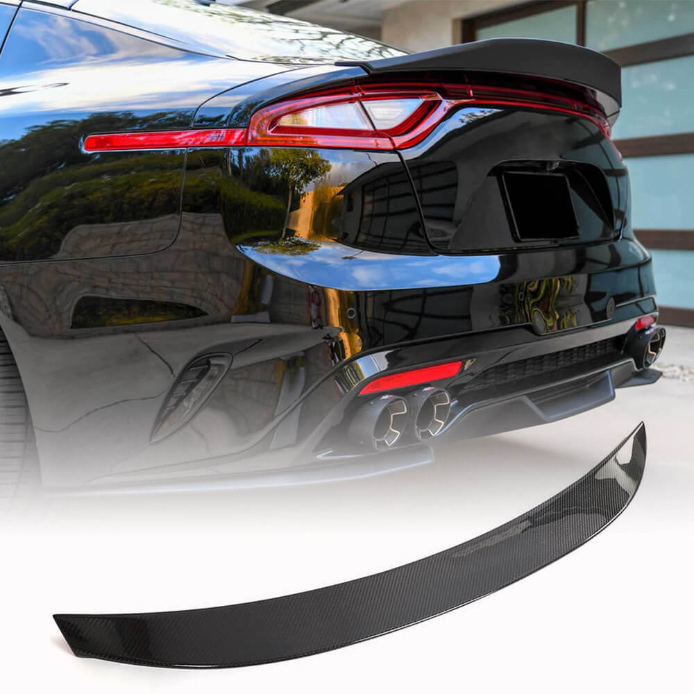 Spoiler V2 (Carbon) for Kia Stinger 2017-2023 - image 1