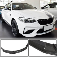 Front Bumper Lip V1 for F87 M2 Competition, Carbon for BMW 2 Series F22/F23 2014-2021 - image 1