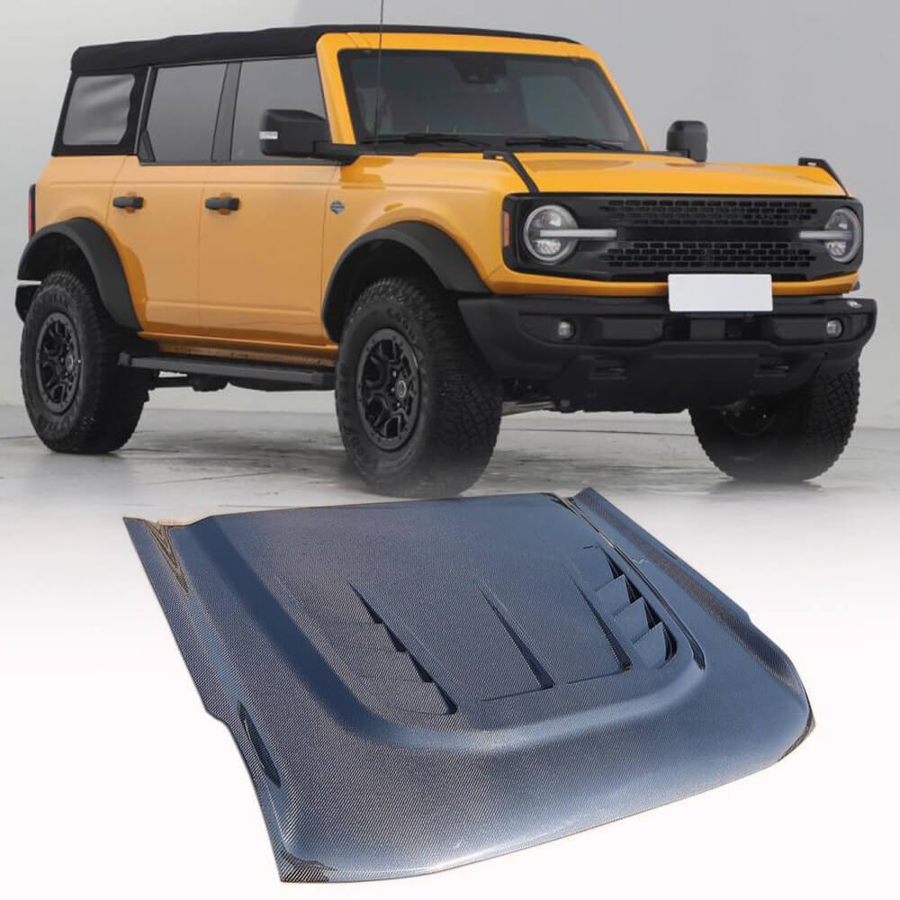 Hood (Carbon) for Ford Bronco 2021- - image 1