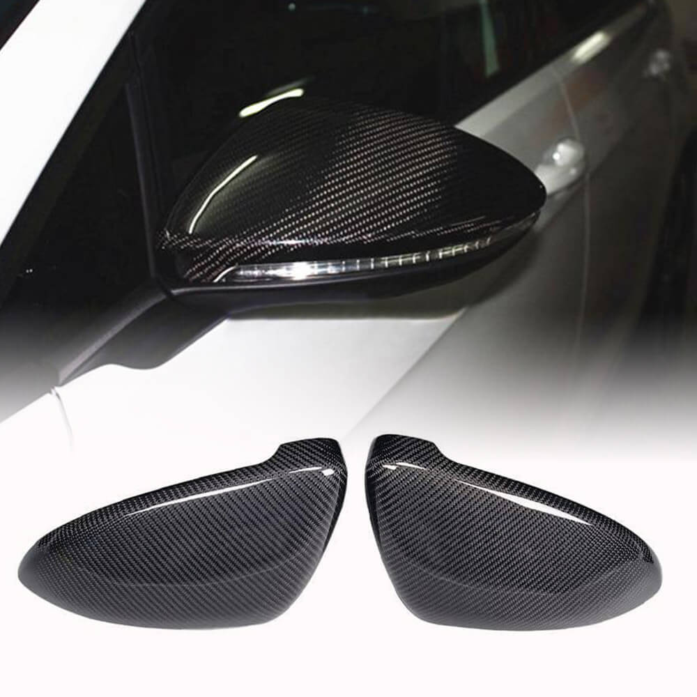 Mirror Covers V2 (Carbon) for Volkswagen Golf 7/E-Golf 2012-2020 - image 1