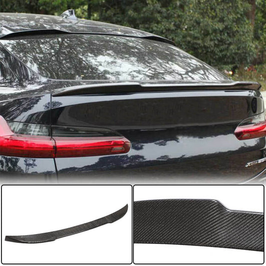 Rear Trunk Spoiler Carbon Fiber V3 for BMW X4 G02 2018- - image 1