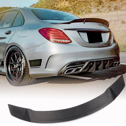 Spoiler V1 (for SD 2015-2019, Carbon) for Mercedes C-class W205 2014-2021 - image 1