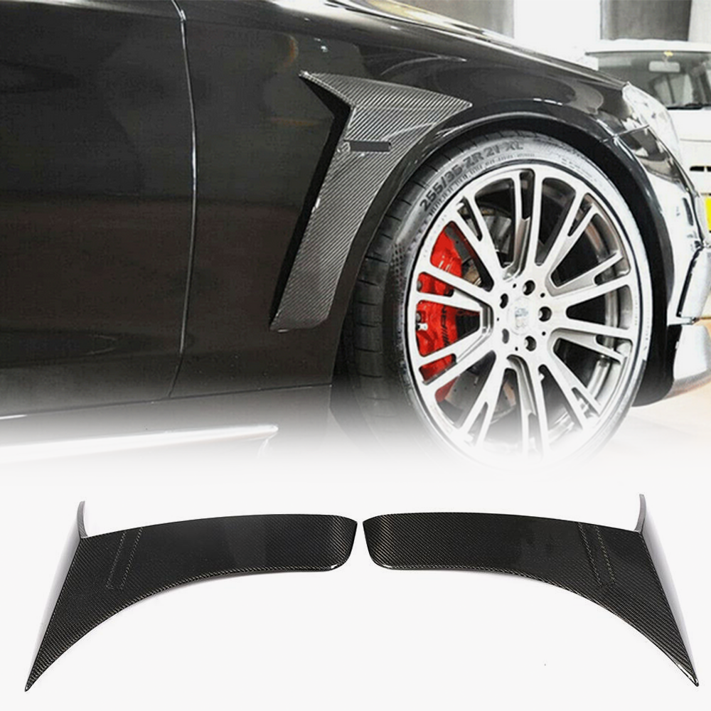 Carbon Front Fender Covers (2014-2017) for Mercedes S-сlass W222 2013-2020 - image 1