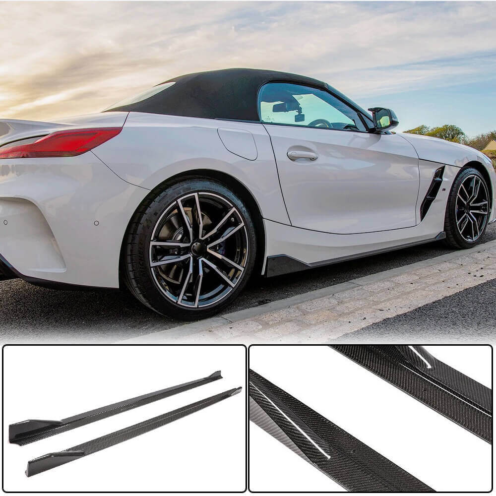 Side Skirt Extensions (for M-Sport, Carbon) for BMW Z4 (G29) 2018- - image 1