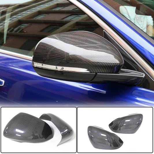 Mirror covers V1 (2015-2019, Carbon) for Jaguar XE 2015- - image 1