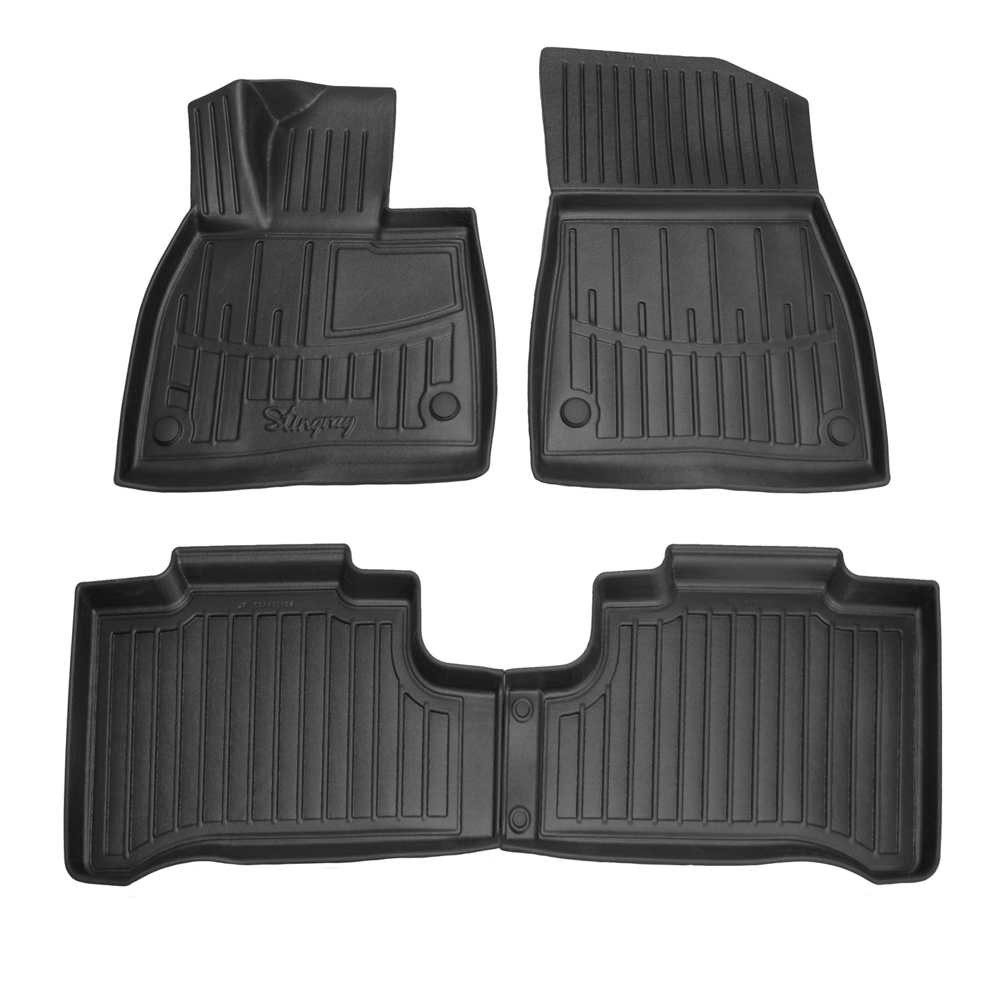 Stingray 3D Rubber Floor Mats (4 pcs) for Mercedes-Benz E-Class - image 1