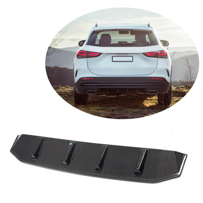 Rear Bumper Diffuser (for AMG-Line, Carbon) for Mercedes GLA H247 2020- - image 1