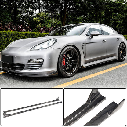 Side Skirts V2 (2009-2013, Carbon) for Porsche Panamera 2009-2016 - image 1