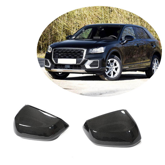 Mirror Covers Pair Carbon Fiber V1 for Audi Q2 2016- - image 1