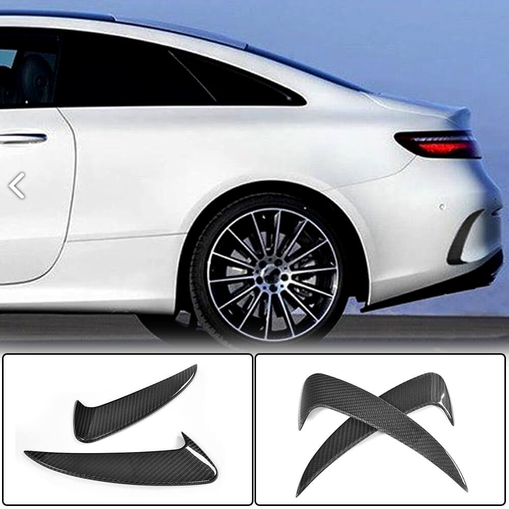 Rear Bumper Covers (for AMG-Line 2017-2019, Carbon) for Mercedes E-class coupe C238 2016-2024 - image 1
