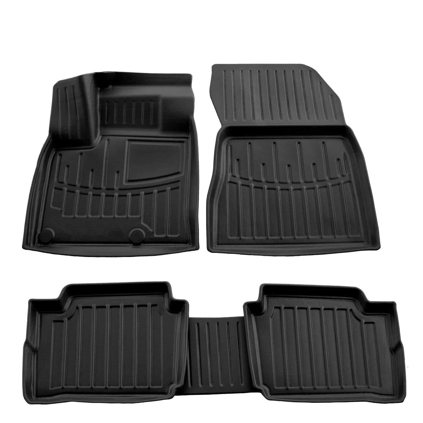 Rubber Floor Mats Stingray 3D (For e-power, 5 pcs) for Nissan Qashqai 2021- - image 1