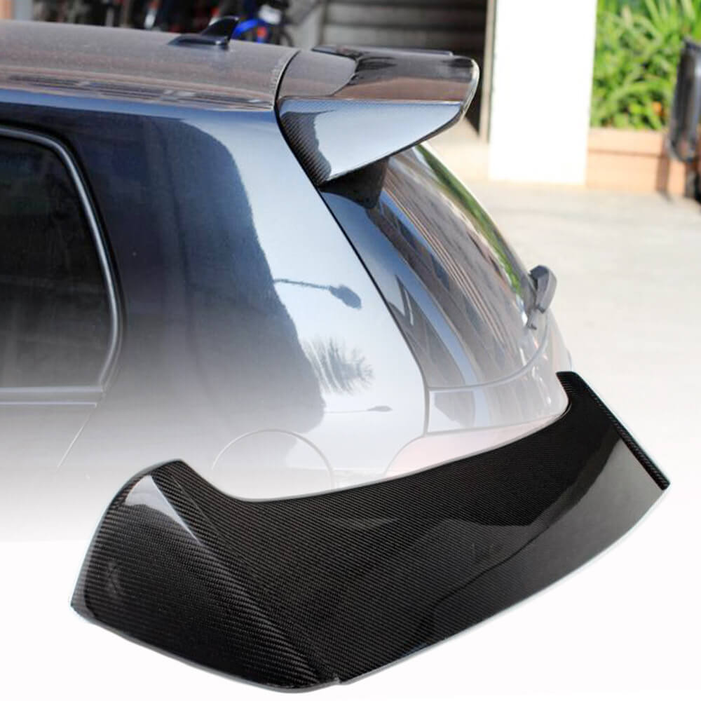 Spoiler V3 (for GTI/R HB 2010-2013, Carbon) for Volkswagen Golf 6 2008-2014 - image 1