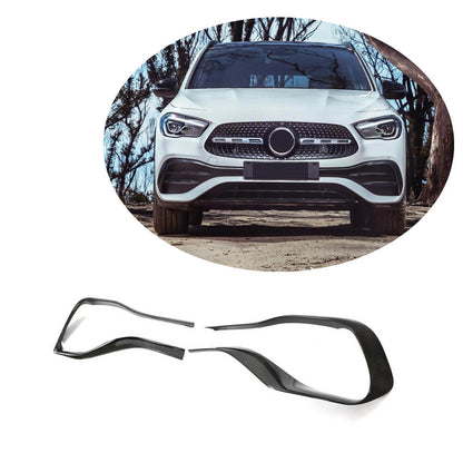Covers on the front bumper V2 (for AMG/AMG-Line, Carbon) for Mercedes GLA H247 2020↗︎ - image 1