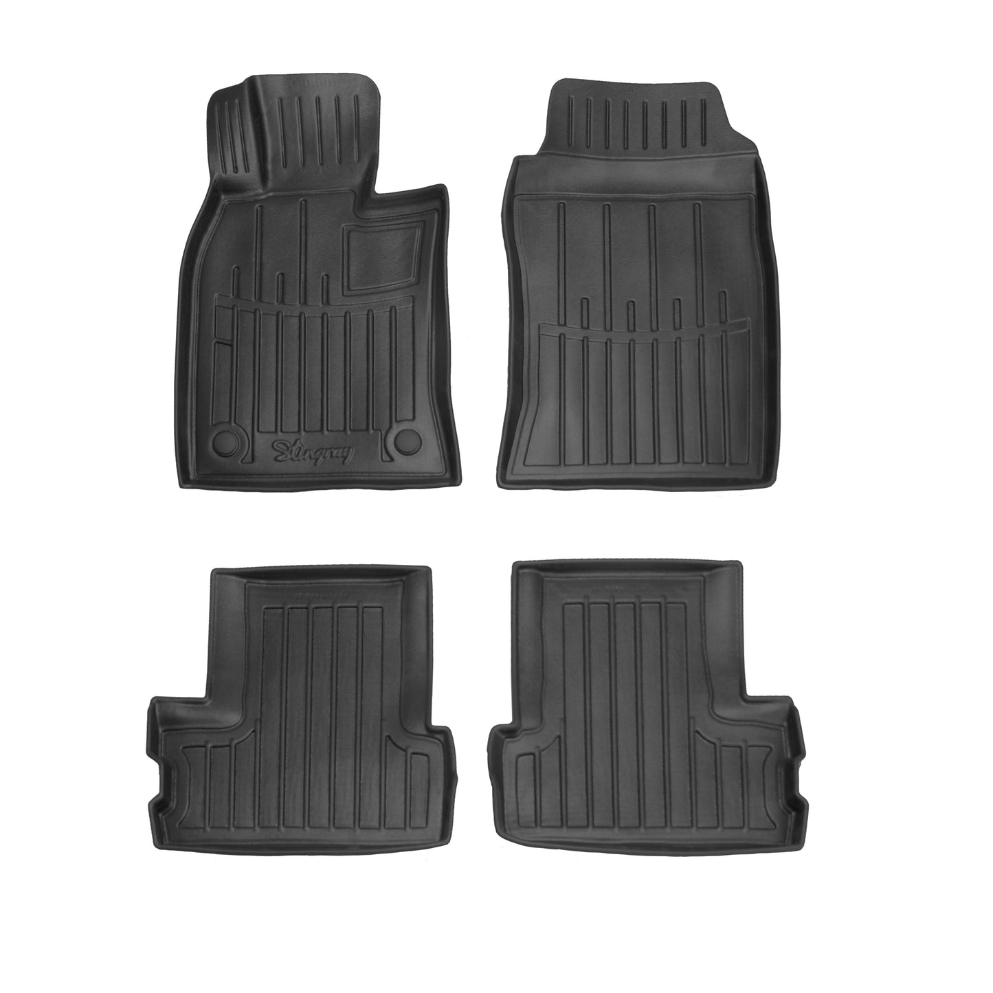 Stingray 3D Rubber Floor Mats (4 pcs) for Mini Cooper R50/52/53 2000-2006 - image 1