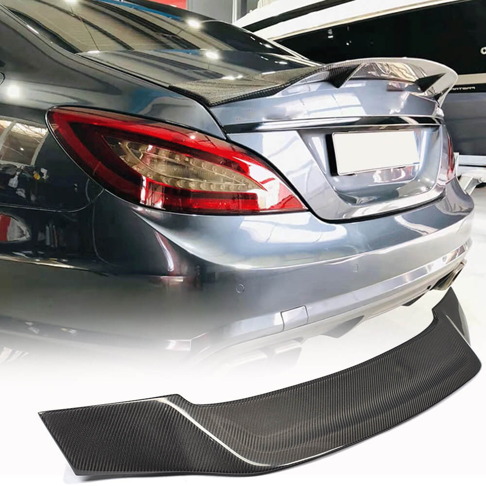 Spoiler V2 (for SD, Carbon) for Mercedes CLS C218 2011-2018 - image 1