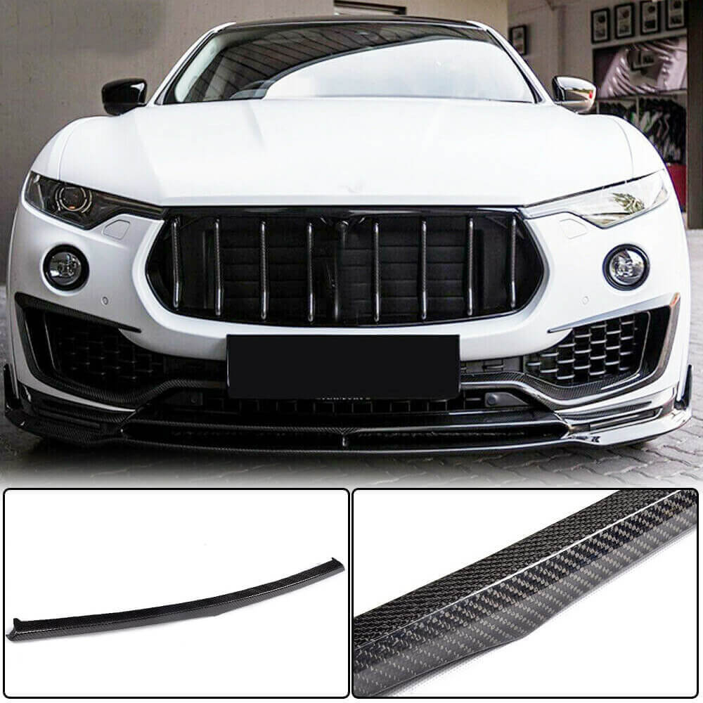 Front Grille Cover (for Base/S, Carbon) for Maserati Levante 2016- - image 1