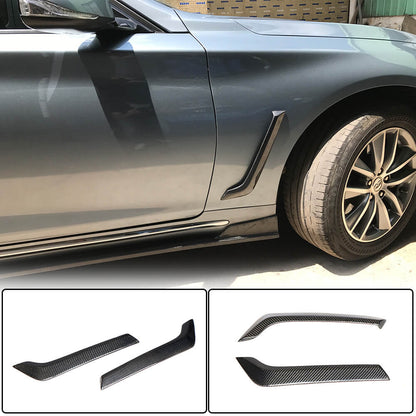 Front fenders (for Q50 Base/Sport 2014-2020, Carbon) for Infiniti Q50/Q60 2013-2024 - image 1