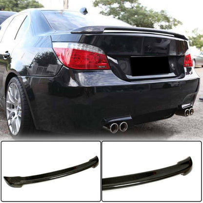 Rear Trunk Spoiler Carbon Fiber V3 (SD) for BMW 5 series E-60/61 2003-2010 - image 1