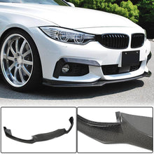 Front Bumper Lip Carbon Fiber V1 (M-Sport) for BMW 4 series F-32 2012-2020 - image 1
