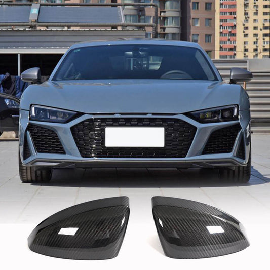 Mirror Covers Replacement Style Dry Carbon Fiber for Audi R8 2015- - image 1