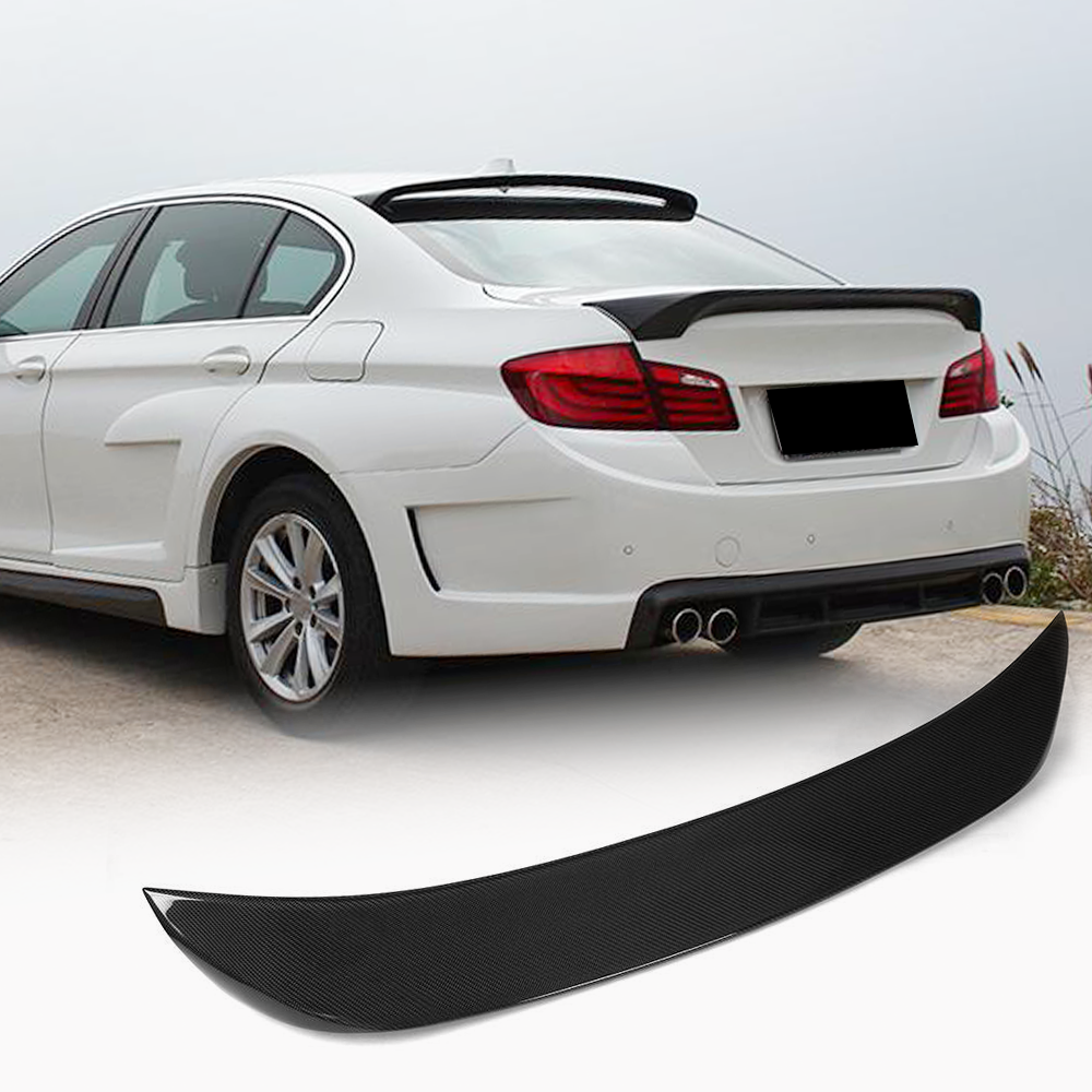 Rear Trunk Spoiler Carbon Fiber V7 (SD) for BMW 5 series F-10/11/07 2010-2016 - image 1