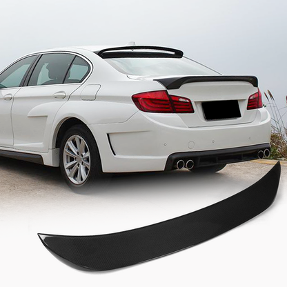 Rear Trunk Spoiler Carbon Fiber V7 (SD) for BMW 5 series F-10/11/07 2010-2016 - image 1
