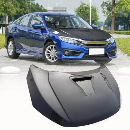 Hood (Carbon) for Honda Civic Sedan X 2016-2021 - image 1