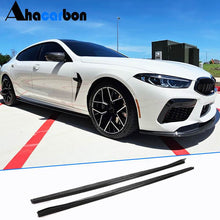 Side Skirt Extensions V1 (for G16 M-Sport/F93 M8, Carbon) for BMW 8 cерія G14/G15/G16 2018- - image 1