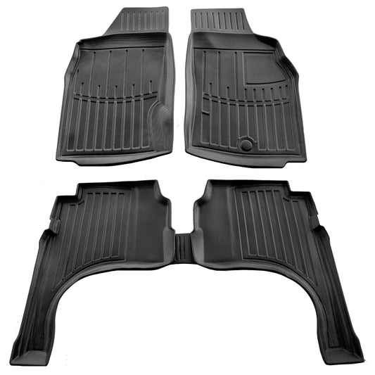 Stingray 3D floor mats (RHD, 5 pcs) for Mitsubishi L200 1996-2006 - image 1