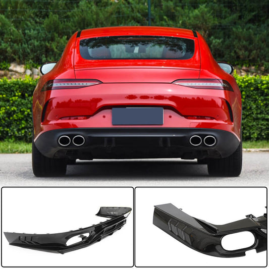 Rear Bumper Diffuser for GT43/GT50/GT53 2018-2022, Carbon for Mercedes AMG GT 4 X290 2018- - image 1