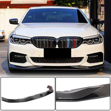Front Bumper Lip V1 for M-Sport 2017-2020, Carbon for BMW 5 Series G30/31 2017-2023 - image 1