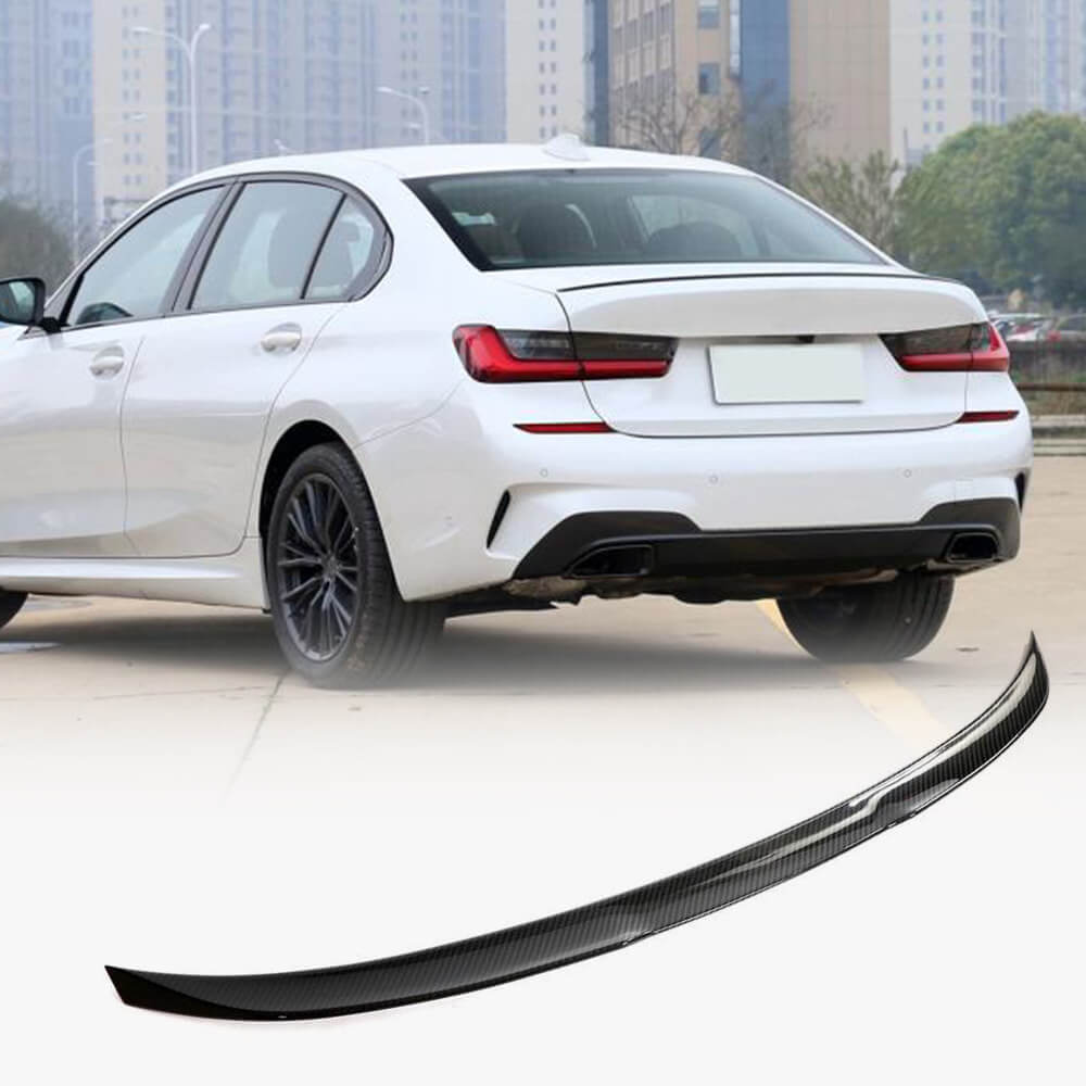Rear Trunk Spoiler Dry Carbon Fiber V6 (SD) for BMW 3 series G20/21 2018- - image 1