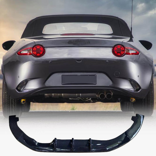Rear Bumper Diffuser V1 (2022+, Carbon) for Mazda MX-5 2014- - image 1
