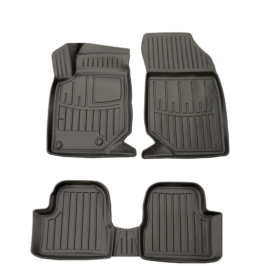 Rubber Floor Mats Stingray 3D (5 pcs) for DS 3 Crossback 2018- - image 1