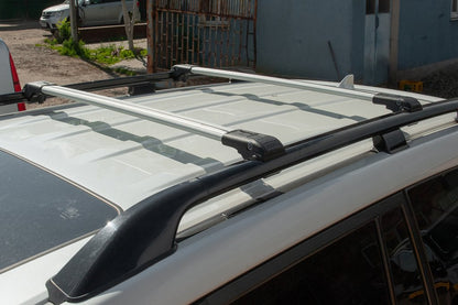 Roof rack cross bars for standard roof rails lockable WingBar V1 (2 pcs) for Renault Clio IV 2012-2019 - image 1