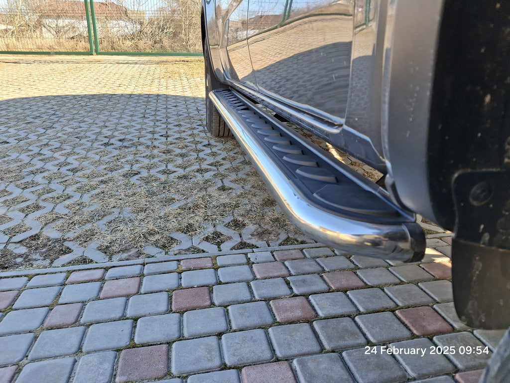 Side Steps Maydos V1 (2 pcs, Aluminum & Stainless Steel) for Volkswagen Amarok 2010-2022 - image 4