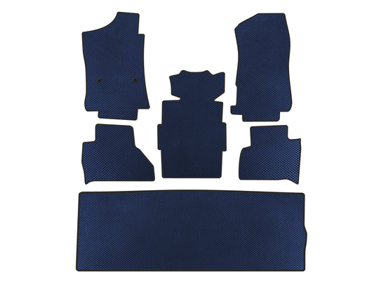 EVA Car Mats (3 Rows, Blue) for Cadillac Escalade 2014-2020 - image 1
