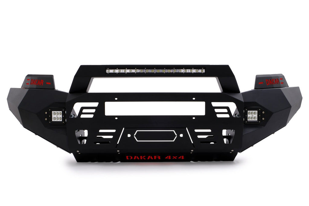 Front bumper with skid plate Dakar (2020+) for Toyota Hilux 2015- - image 1