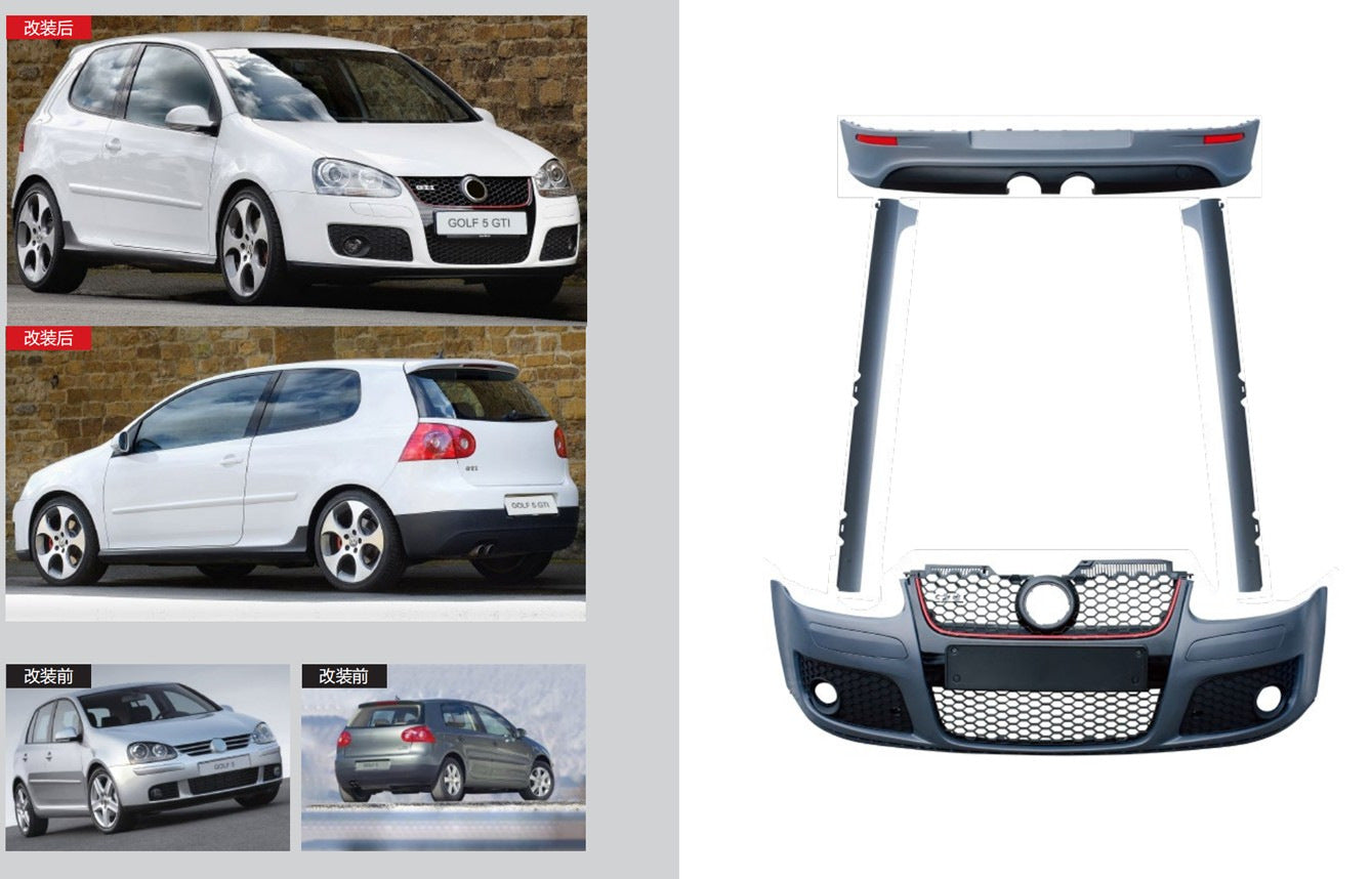 GTI Full Body Kit for Volkswagen Golf 5 2003-2009 - image 1