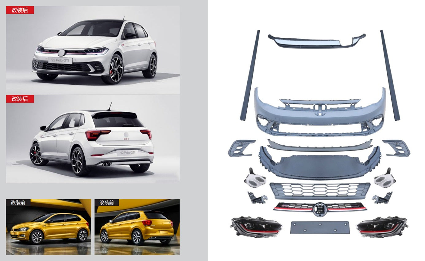 GTI Full Body Kit (for 2021+) for Volkswagen Polo 2017- - image 1