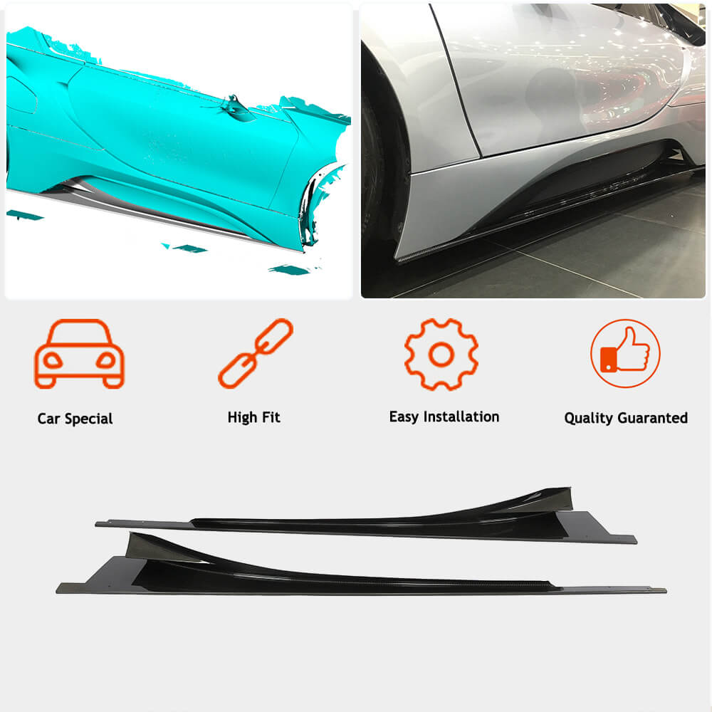 Side Skirts Dry Carbon Fiber for BMW I8 2014-2020 - image 2