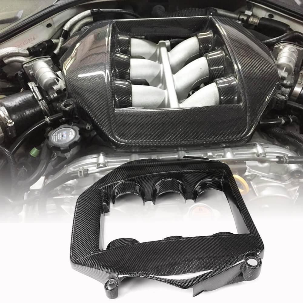 Engine Cover (2009-2015, Carbon) for Nissan GT-R 2008-2025 - image 2