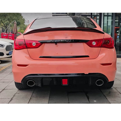 Rear bumper diffuser V2 (for Q50 Base/Sport 2014-2017, Carbon) for Infiniti Q50/Q60 2013-2024 - image 2