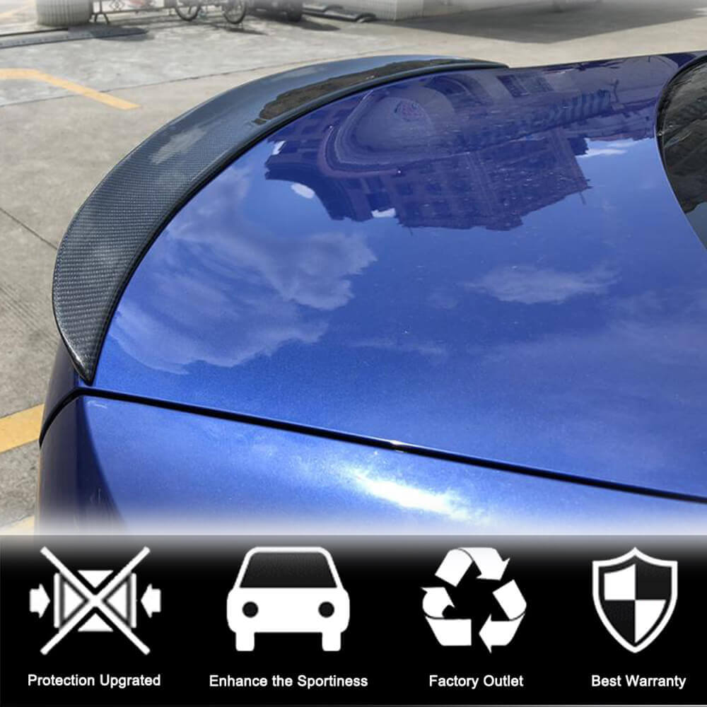 Rear Trunk Spoiler Carbon Fiber V15 (SD) for BMW 3 series G20/21 2018- - image 2