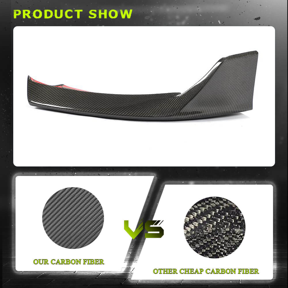 Front Bumper Flap Covers (for V Class 2014-2019, Carbon) for Mercedes Vito/V-class W447 2014- - image 2