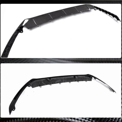 Front Bumper Lip Spoiler (for RS 2015-2017, Carbon) for Ford Focus III 2011-2017 - image 2
